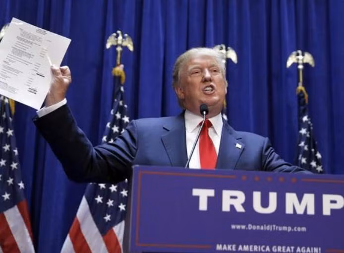 Tổng thống Mỹ Donald Trump áp dụng lập trường cứng rắn với Trung Quốc về thương mại. Ảnh: Sohu.