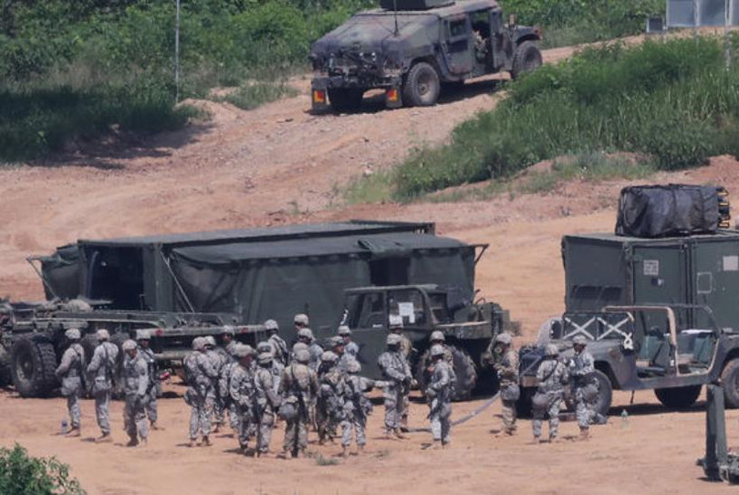 Cuộc tập trận Người bảo vệ tự do Ulchi 2016. Ảnh: Jfdaily.com.