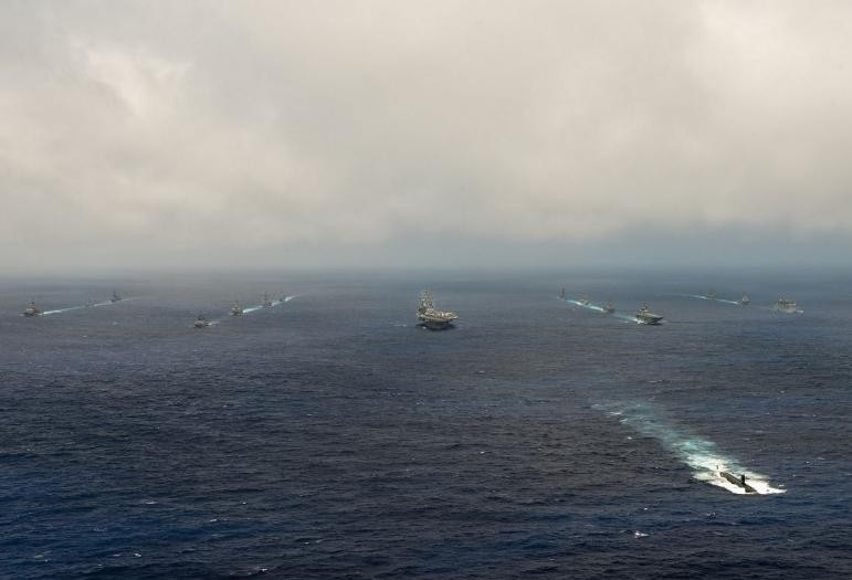 Cuộc tập trận Malabar - 2016. Ảnh: Naval Today. Cuộc tập trận Malabar - 2016. Ảnh: Naval Today.