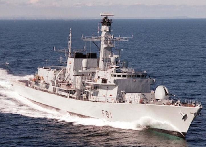 Tàu khu trục săn ngầm HMS Sutherland của hải quân hoàng gia Anh. Ảnh: The Telegraph. Tàu khu trục săn ngầm HMS Sutherland của hải quân hoàng gia Anh. Ảnh: The Telegraph.