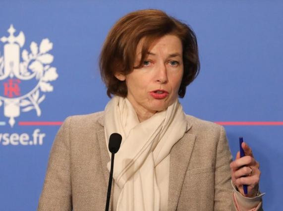 Bộ trưởng Quốc phòng Pháp Florene Parly. Ảnh: AFP.