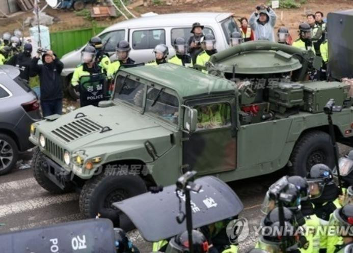 Mỹ nhanh chóng hoàn thành triển khai THAAD ở Hàn Quốc. Ảnh: Sina