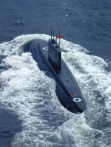 Tàu ngầm thông thường lớp Kilo Hải quân Trung Quốc (ảnh tư liệu)