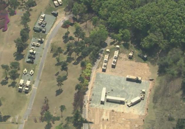 Mỹ triển khai hệ thống THAAD ở sân golf Seongju, Hàn Quốc. Ảnh: News.6park.com