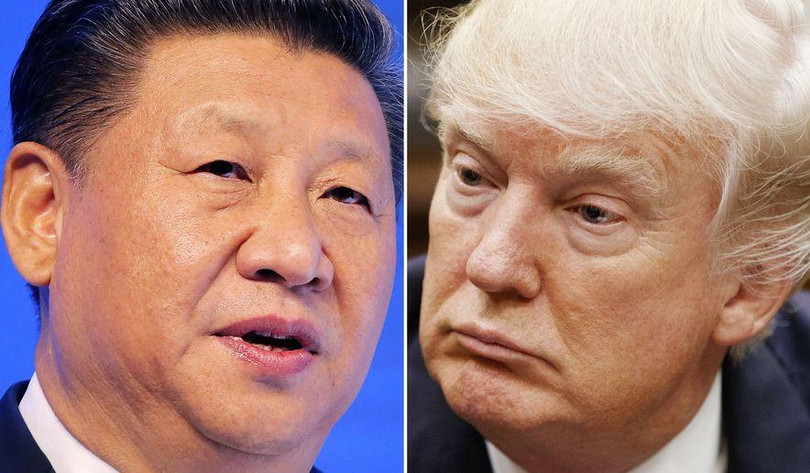 Chủ tịch Trung Quốc Tập Cận Bình và Tổng thống Mỹ Donald Trump. Ảnh: Washington Times