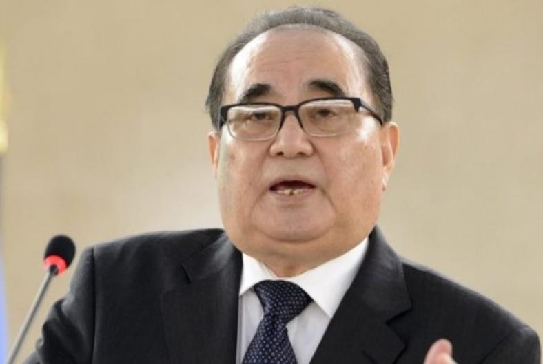 Ông Ri Su-yong vừa được bổ nhiệm làm Chủ tịch Ủy ban Đối ngoại, Quốc hội Triều Tiên. Ảnh: Reuters.