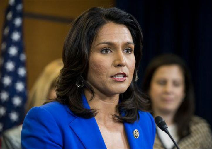 Bà Tulsi Gabbard, Hạ nghị sĩ Đảng Dân chủ Mỹ. Ảnh: Washington Free Beacon