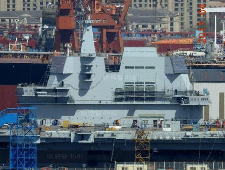 Tàu sân bay tự chế đầu tiên Type 001A Trung Quốc. Ảnh: Sina