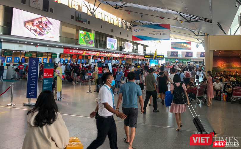 Một góc sân bay quốc tế Đà Nẵng