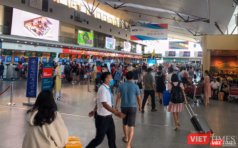 Một góc sân bay quốc tế Đà Nẵng