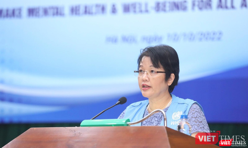 bBc sĩ Mya Ngon - Trưởng phòng Kiểm soát dịch bệnh và Y tế khẩn cấp - Văn phòng WHO tại Hà Nội phát biểu tại lễ mít tinh bBc sĩ Mya Ngon - Trưởng phòng Kiểm soát dịch bệnh và Y tế khẩn cấp - Văn phòng WHO tại Hà Nội phát biểu tại lễ mít tinh