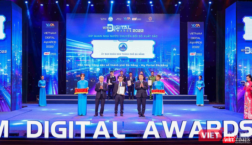 UBND TP Đà Nẵng đạt Giải thưởng Cơ quan nhà nước chuyển đổi số xuất sắc tại VDA 2022