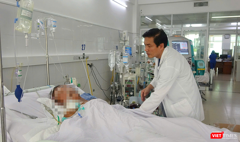 Bệnh nhân được điều trị tích cực tại Bệnh viện Đà Nẵng.