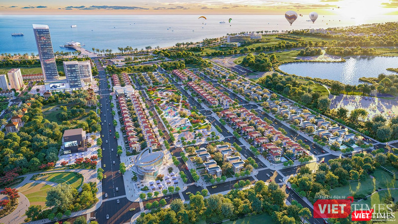 Dự án đất nền ven biển Seashine Bảo Ninh, nằm cách biển Hải Ninh khoảng 5 phút di chuyển