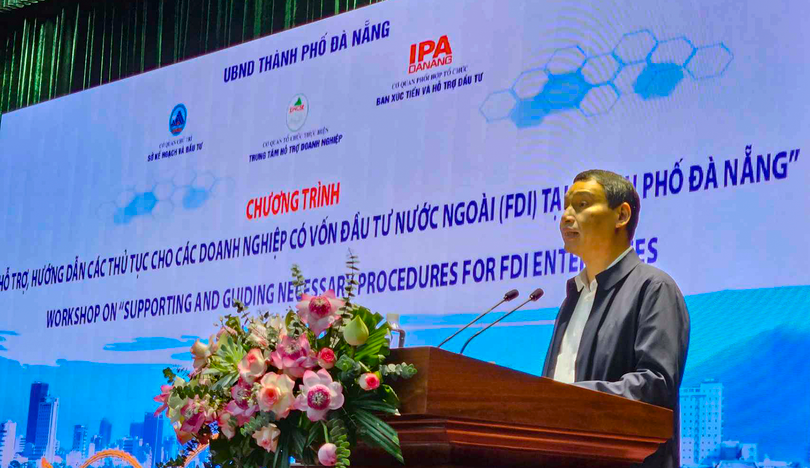 Ông Hồ Kỳ Minh – Phó Chủ tịch thường trực UBND TP Đà Nẵng phát biểu tại chương trình