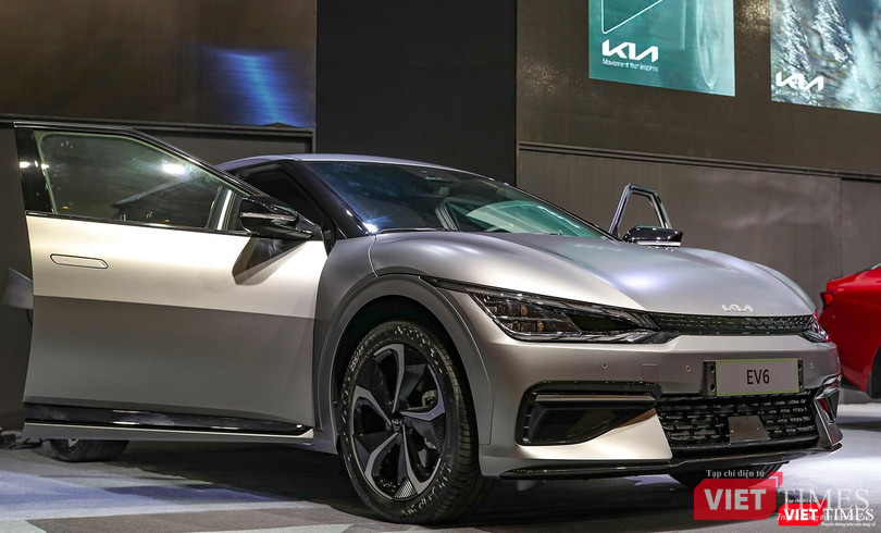 Dòng xe KIA EV6 - mẫu xe thuần điện (BEV) đầu tiên của thương hiệu KIA trong dòng sản phẩm ô tô dự kiến sẽ bán hàng tại Việt Nam trong quý II/2022.