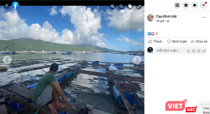 Nội dung đăng tải trên trang facebook cá nhân của Chủ tịch phường Nại Hiên Đông