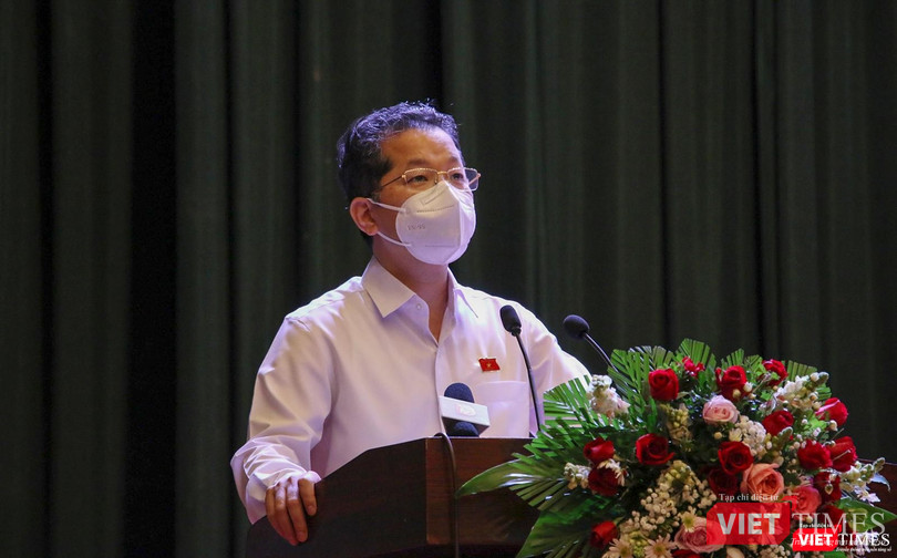 Ông Nguyễn Văn Quảng - Bí thư Thành ủy - Trưởng Đoàn đại biểu Quốc hội TP Đà Nẵng trả lời ý kiến cử tri Ông Nguyễn Văn Quảng - Bí thư Thành ủy - Trưởng Đoàn đại biểu Quốc hội TP Đà Nẵng trả lời ý kiến cử tri