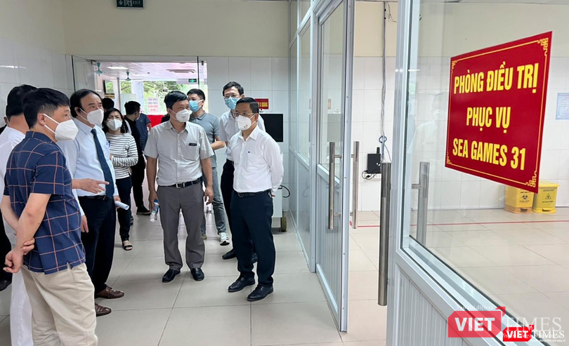 Đoàn công tác kiểm tra cơ sở hạ tầng chuẩn bị phục vụ SEAGAME 31