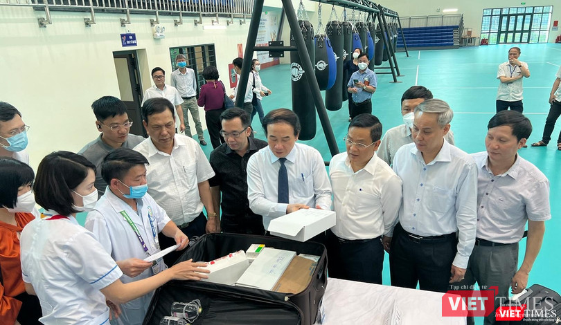 Kiểm tra tại khu vực phòng tập và nhà thi đấu