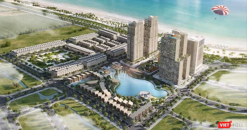 Phối cảnh tổng thể Khu đô thị du lịch quốc tế Regal Legend tại bán đảo xã Bảo Ninh, TP Đồng Hới, tỉnh Quảng Bình