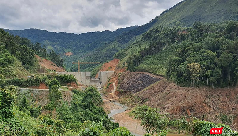 Một thuỷ điện nhỏ trên địa bàn tỉnh Quang Nam đang được xây dựng