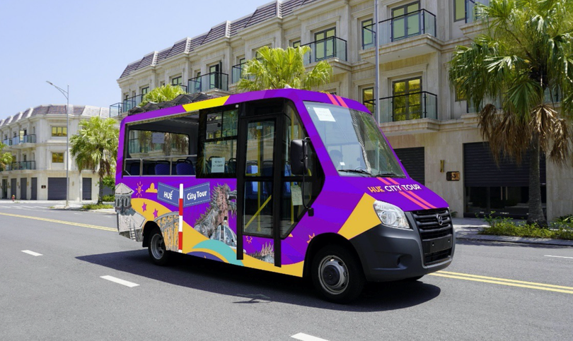 Huế đưa tuyến xe buýt 2 tầng City tour vào vận hành