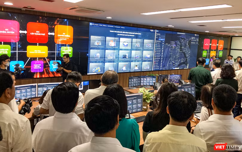 Một góc Trung tâm IOC Đà Nẵng