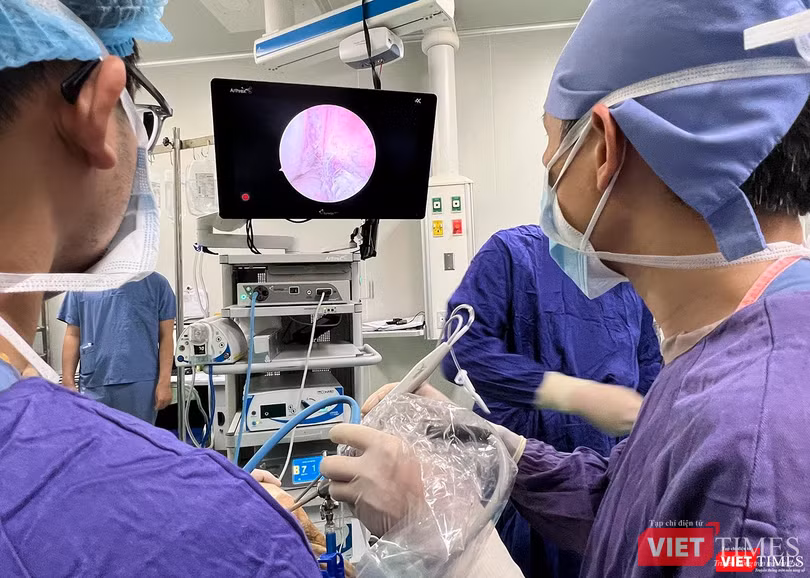 Kỹ thuật mổ nội soi được áp dụng tại Bệnh viện Hữu nghị Việt Đức giúp bệnh nhân có khả năng phục hồi nhanh