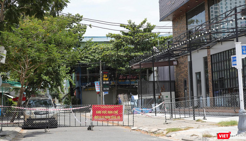 Một khu vực phong toả, cách ly y tế trên địa bàn TP Đà Nẵng