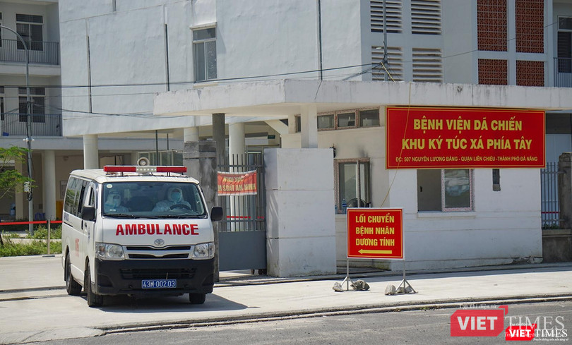 Bệnh viện dã chiến điều trị bệnh nhân COVID-19 ký túc xá phía Tây TP Đà Nẵng