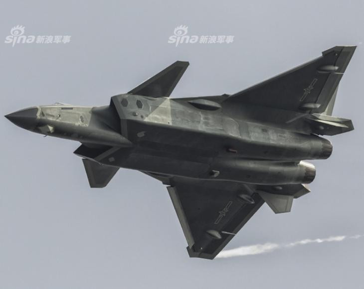 Máy bay chiến đấu J-20 Trung Quốc. Ảnh: Sina.