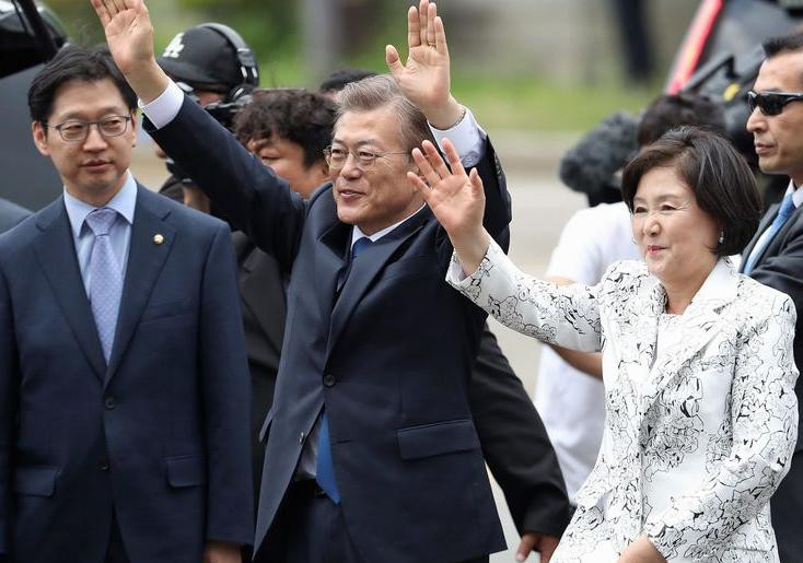 Tân Tổng thống Hàn Quốc Moon Jae-in. Ảnh: Washington Times