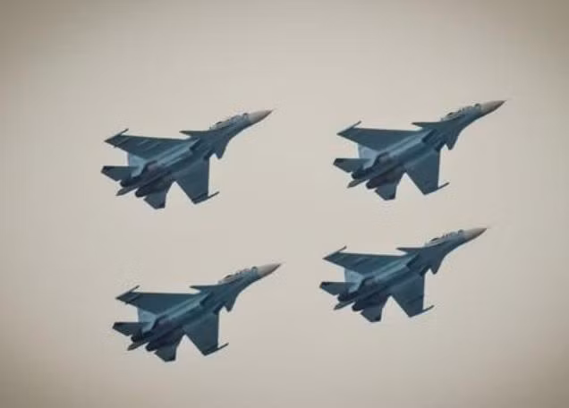 Máy bay chiến đấu Su-30SM Nga. Ảnh: Chinanews