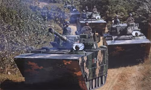 Lực lượng hải quân đánh bộ Trung Quốc. Ảnh: Eastday