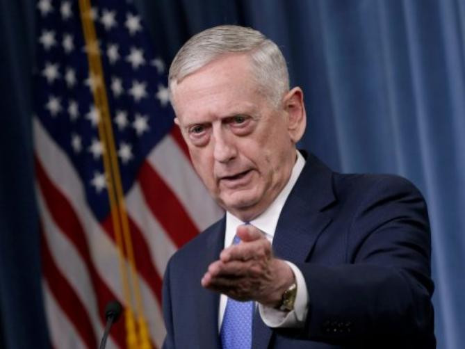 Bộ trưởng Quốc phòng Mỹ James Mattis chuẩn bị tham dự Đối thoại Shangri-La. Ảnh: Business Insider