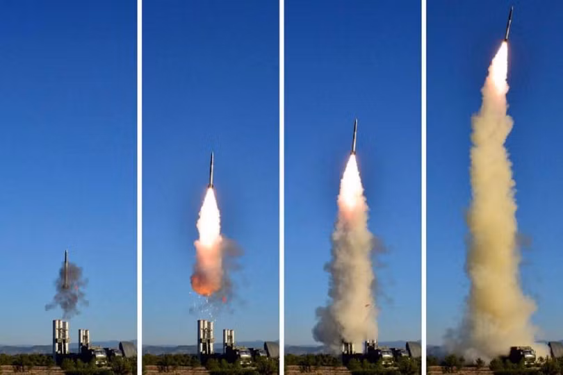 Hệ thống vũ khí dẫn đường chống tàu sân bay mới của Triều Tiên. Ảnh: AFP/Getty Images