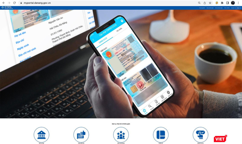 Đà Nẵng sử dụng nền tảng Công dân số - My Portal phục vụ dịch vụ công trực tuyến