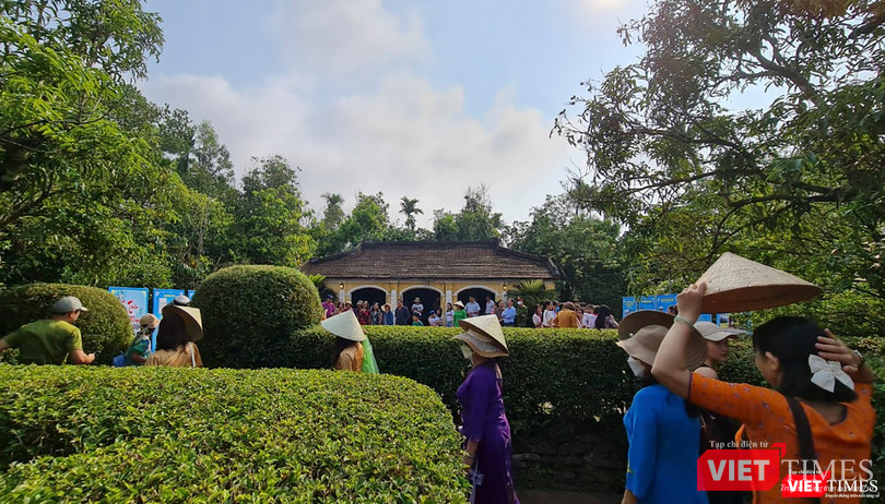 Không gian nhà lưu niệm cụ Huỳnh Thúc Kháng đón du khách