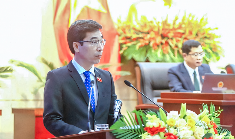 Ông Trần Chí Cường - Phó Trưởng đoàn chuyên trách đoàn ĐBQH đơn vị TP Đà Nẵng vừa được HĐND TP Đà Nẵng bầu giữ chức Phó Chủ tịch UBND TP Đà Nẵng.