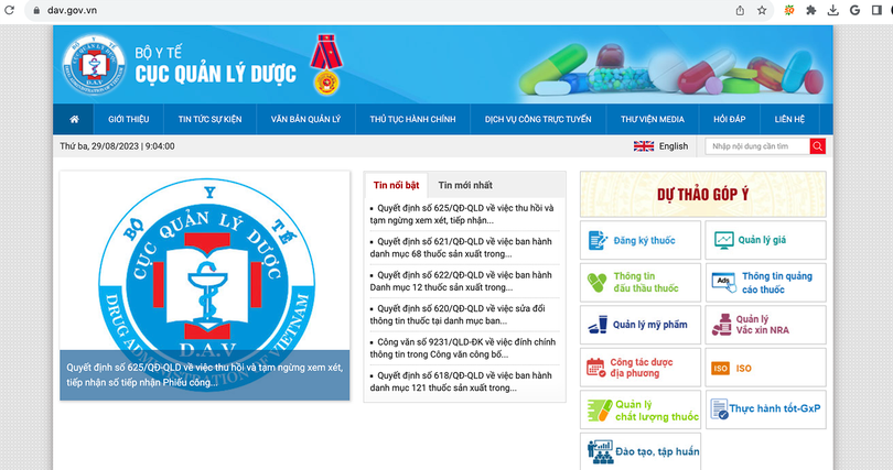 Cục Quản lý Dược vừa quyết định thu hồi 22 phiếu công bố sản phẩm mỹ phẩm của Công ty TNHH mỹ phẩm L.A.M và Công ty CP Everestlaw do doanh nghiệp thiếu trung thực trong cung cấp hồ sơ.