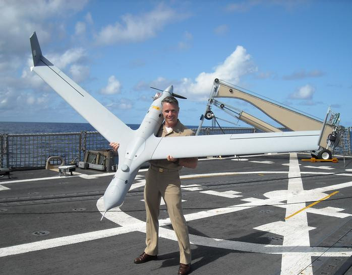 Máy bay do thám không người lái cỡ nhỏ Scan Eagle Mỹ. Ảnh: Model Airplane News.