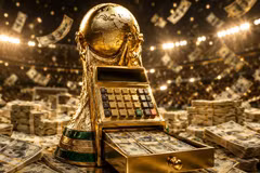 Đằng sau mỗi kỳ World Cup là một cỗ máy kinh tế khổng lồ chuyển động với công suất tối đa. Ảnh: Getty.