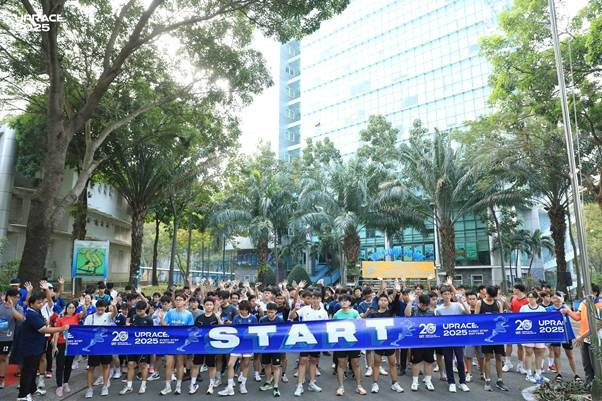 Sự kiện chạy bộ tại Trường Đại học Công nghệ Thông tin - ĐHQG TP. HCM. Ảnh VNG