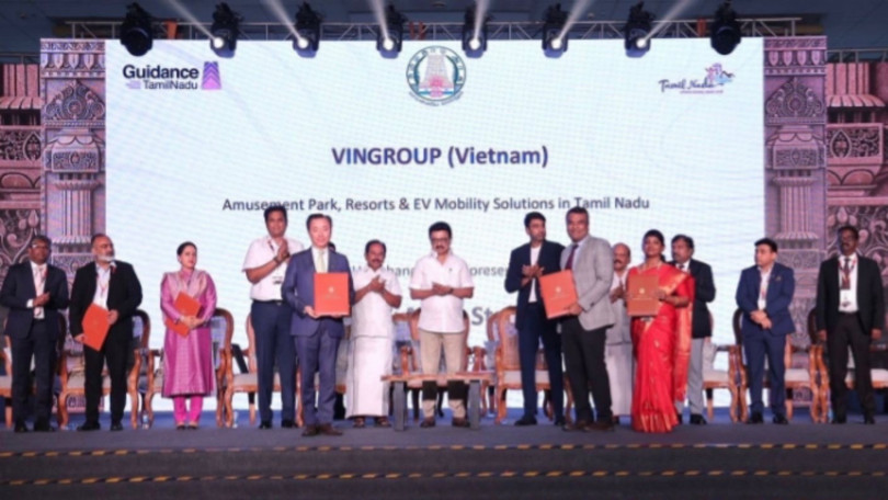 Vingroup ký kết MOU với bang Tamil Nadu, củng cố hệ sinh thái đa ngành tại Ấn Độ