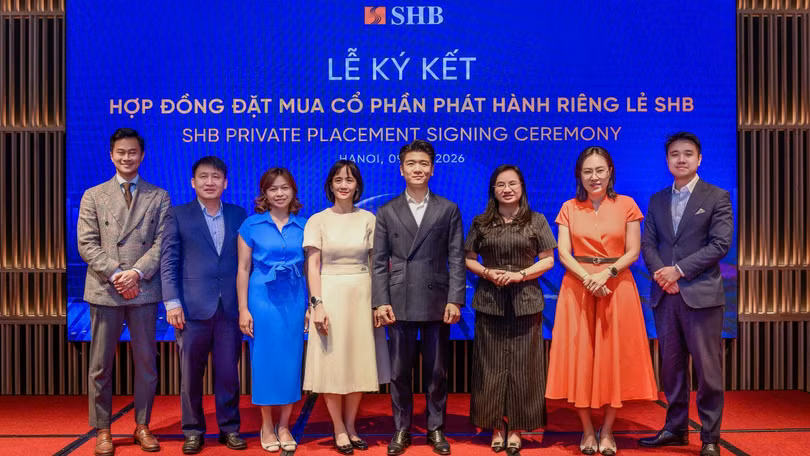 SHB ký kết thỏa thuận phát hành riêng lẻ với hàng loạt quỹ đầu tư lớn