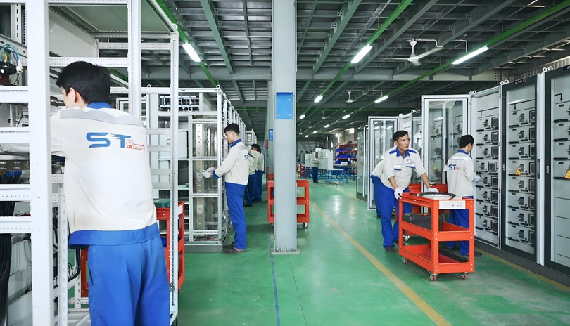 Một góc làm việc tại nhà máy STPower.