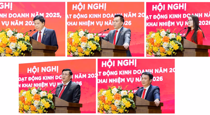 Đại diện các đơn vị trình bày tham luận tại Hội nghị