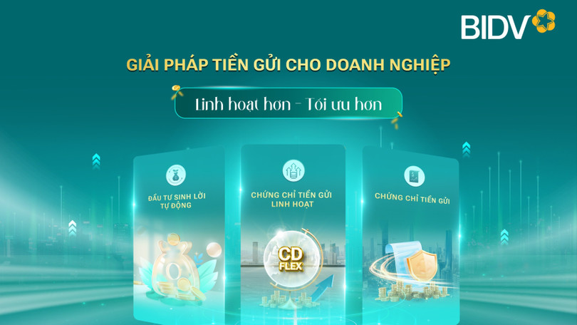 BIDV và giải pháp tiền gửi tối ưu cho doanh nghiệp 