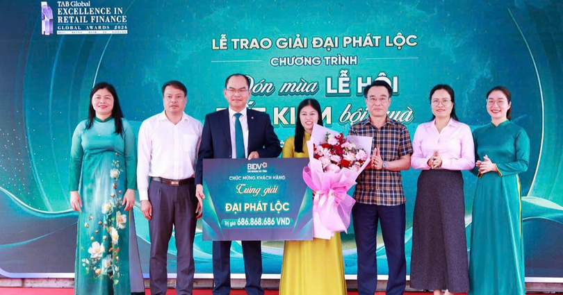 Ai may mắn “đón lộc” hơn 686 triệu đồng từ BIDV?